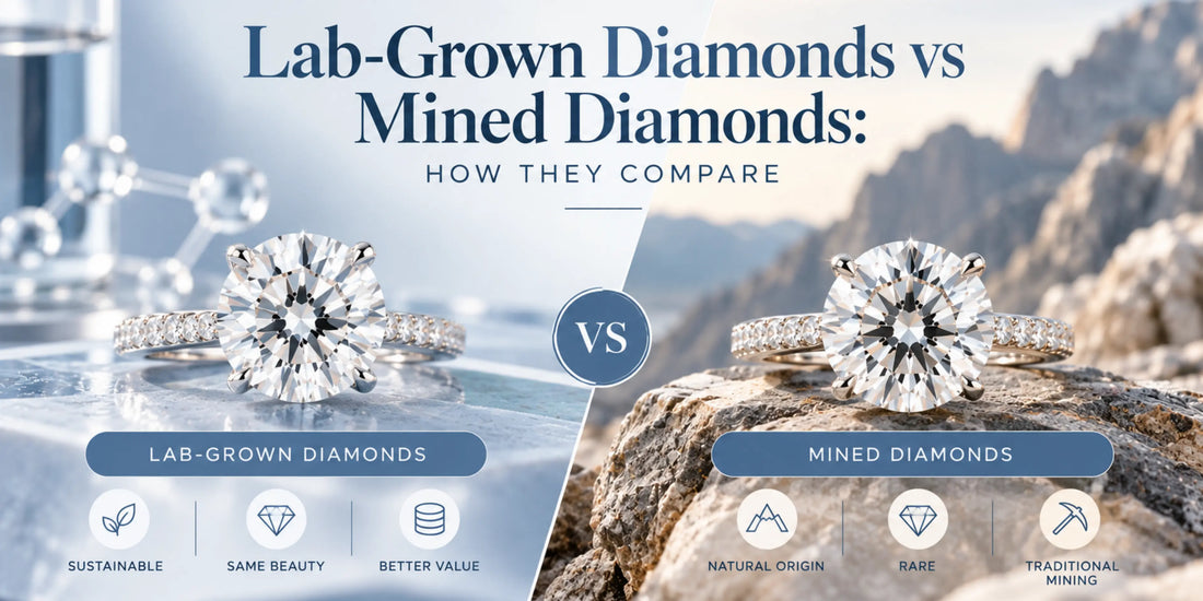 Lab-Grown Diamonds vs Mined Diamonds: How They Compare